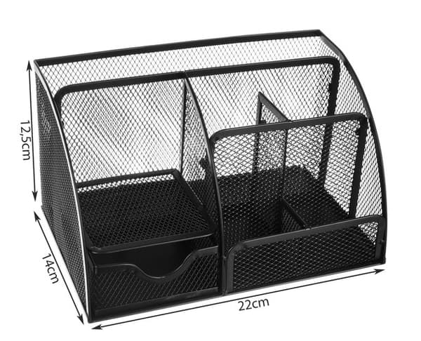 Skrivebordsorganisator - Organizer til skrivebord - 6 rom