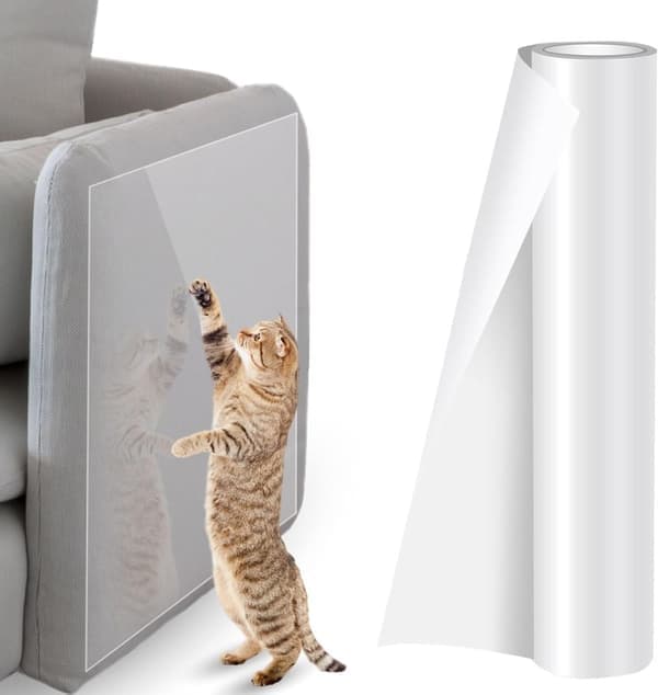 Transparent Sofabeskyttelse mot Kloremerker - Møbelbeskyttelse for Katt og Hund - 30*600cm