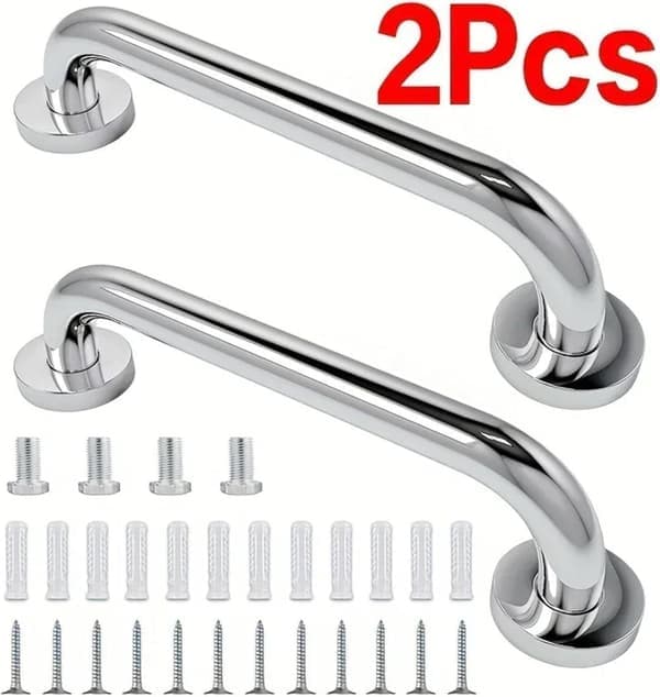 2-pack Bathroom Grab Bars - Bath and Shower Handles 40 cm 40