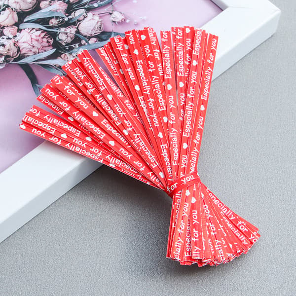 Snöre Kraftpapper Förpackning Bageri Presentpåse Inpacknings Snöre Lollipop Snöre Mun