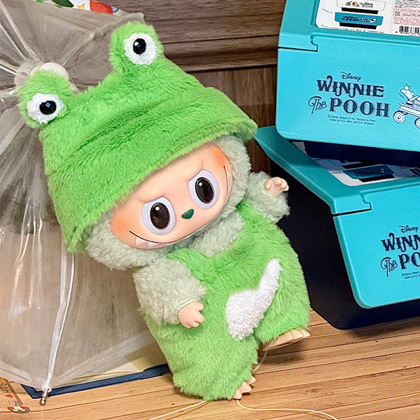 Halloween-serie Labubu Avancerad Kostymdesign, en Komplett Uppsättning Anpassade Labubu-kläder för Dig Frog