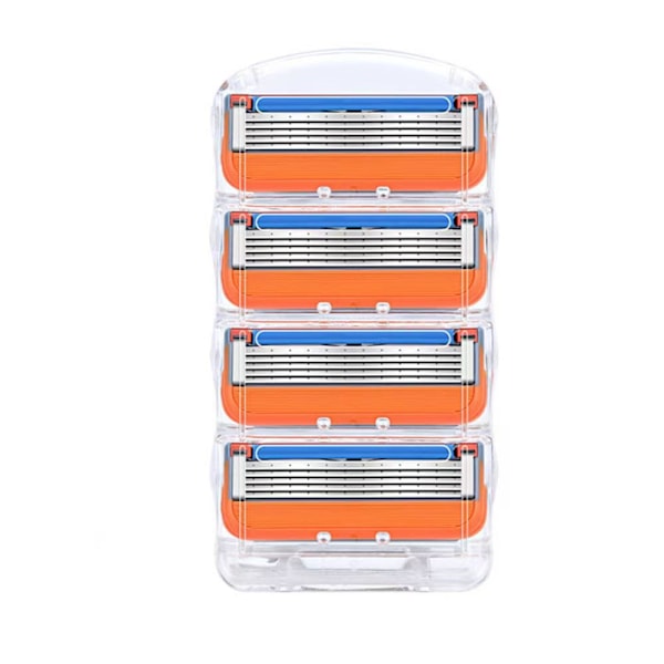 4-pack rakblad för män, kompatibla med Fusion 5_qudddd 4 pack