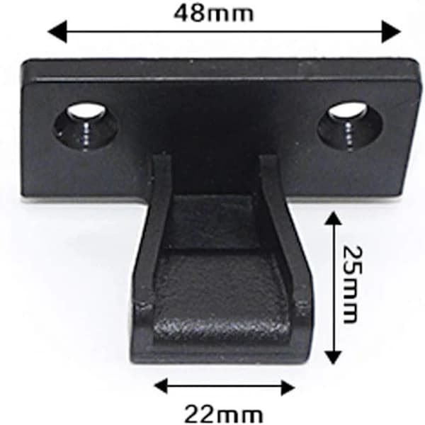 Sæt med 4 sokkelkonsoller - 48 mm x 25 mm x 30 mm