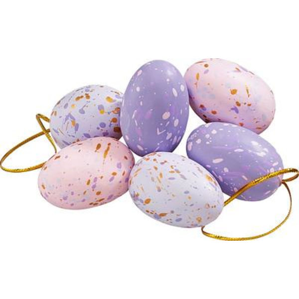Splash mini eggs Violet 6 pcs Easter eggs Cult Design Lila purple