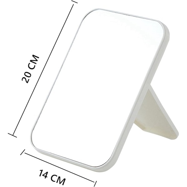\"QD\" Super HD Sminkspegel Vikbart Ställ Designad Sminkspegel Händer Fria/Bärbar Spegel