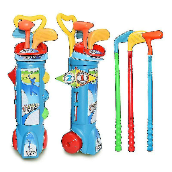 Färgglad minigolfleksak för barn, golfset för småbarn, utomhus- och inomhusleksak, sportlekar_nzywt