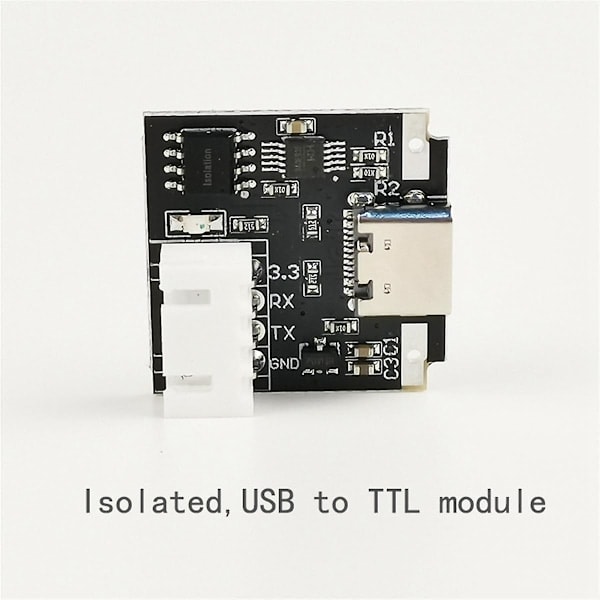 USB-C - sarjaportti UART-korttimoduuli Eristetty USB - TTL-moduuli 3.3V TYPE-C Latauskaapeli Päivitys
