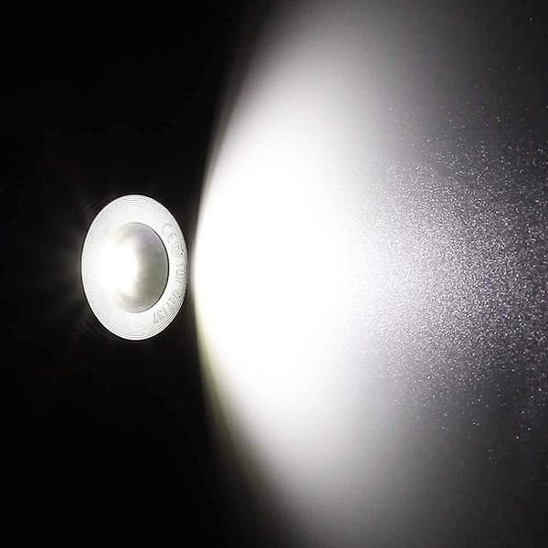 - 2-pack 5W LED-billampor - Halogen Angel Eye-strålkastarringsar, vita