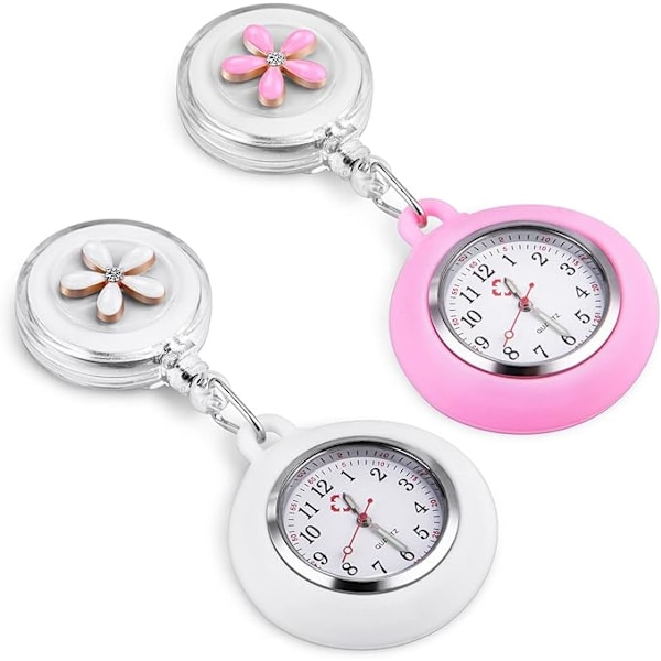 Broche-ur, 2 stk. sygeplejerskefickure, sygeplejerskefickure i silikone