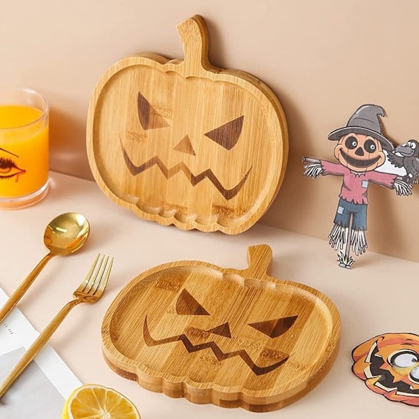 [QD] Bedårende Græskar Bakke Nyt Design Spøgelsesbakke Halloween Græskar Bakke
