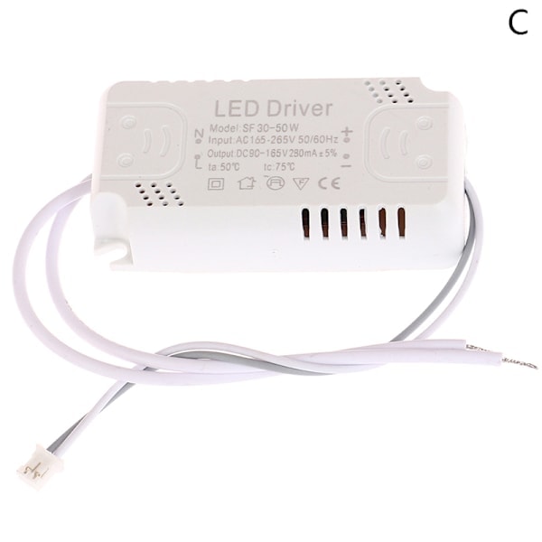 [QD] LED-driver 300mA kort 8-24W 20-36W 30-50W 36-60W 50-70W 60-80W (30-50W)