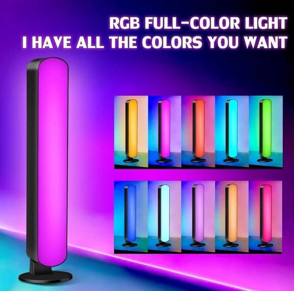 RGB lysstrimmel, smart LED lysstrimmel egnet til rumstørrelse, tre kontroltilstande, dynamisk musiksynkroniseringstilstand, USB-interface