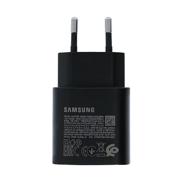 Samsung Original EP-TA800 25W Super Hurtigoplader sort