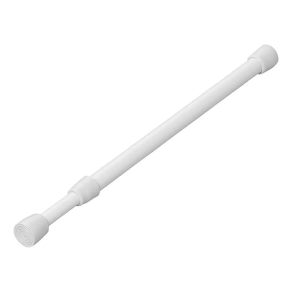 Udtrækkelig skabsstang til skabs- og køleskabsbrug, 25,5-43 cm, hvid