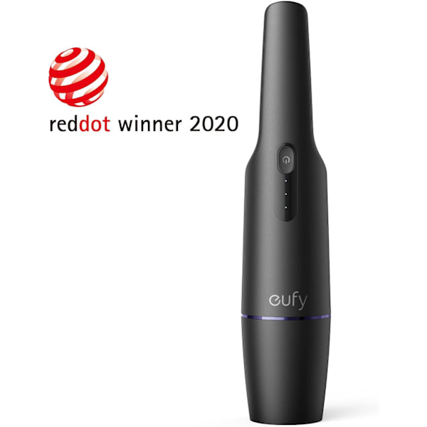 QU*eufy HomeVac H11 trådløs håndstøvsuger, ca. 500 g, lett og kompakt, med sugekraft på 5 500 Pa, USB-lading, ideell for hjemmet (svart)