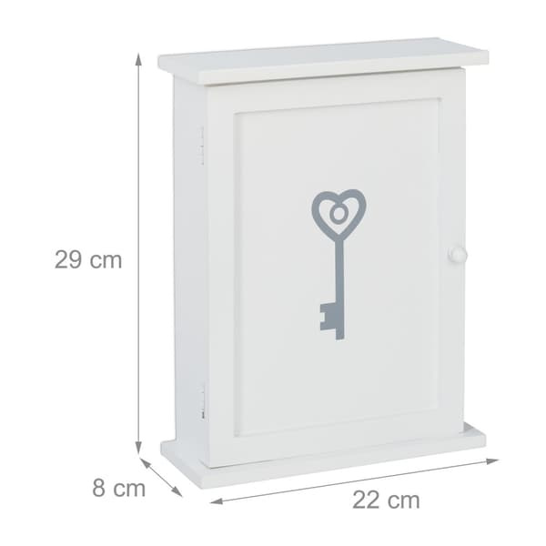 Nyckellåda i trä med design