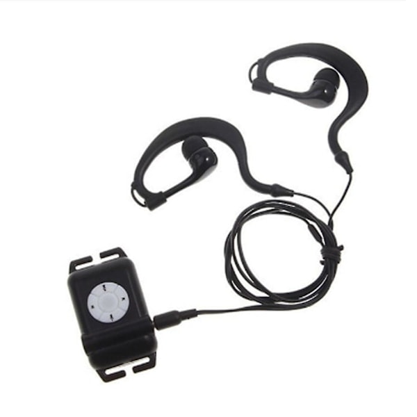 QD-Vanntett MP3-spiller for svømming med hodetelefoner FM MP3 for surfing med klips