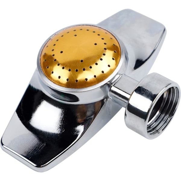\"QD\" 2-pack metallspets sprinklers, 360 graders cirkelspridare, skonsam stråle, slangspridning upp till 9 meter
