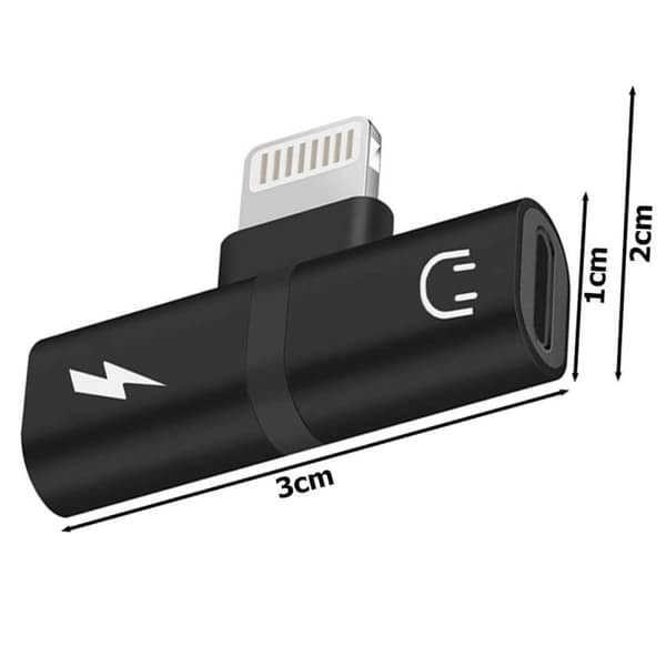 Lightning Adapter Splitter | Lyd og Opladning_qq