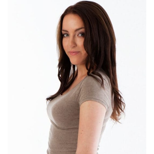 Remy Clip-on Hårförlängning #2 Mörkbrun 40 cm_qq