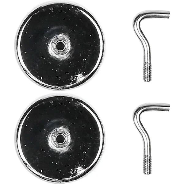 2-pak - magnet med krog / magnetisk krog - 12 kg p