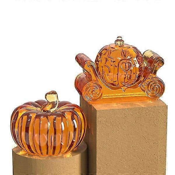 \"QD\" Halloween Lysform Krystall Epoksy Resin Lysform, 3D Gresskar Silikonform, Halloween Gresskar Ornament