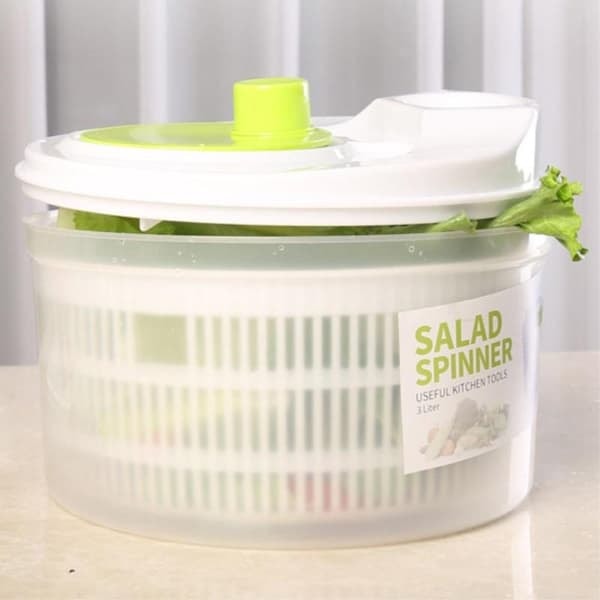 \"QD\" Salladsslunga Sallad Spinner Grönsakstork Roterande Grönsaker