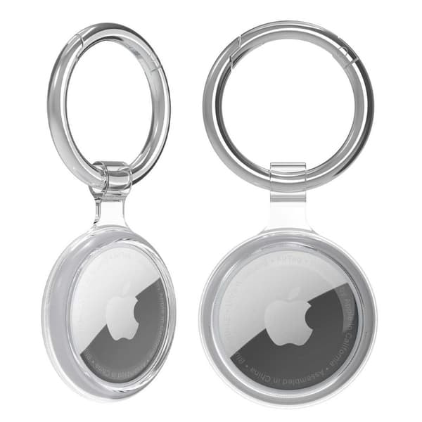 2 kpl Läpinäkyvä Apple Airtag Kotelo 360 Täysin peittävä_qq