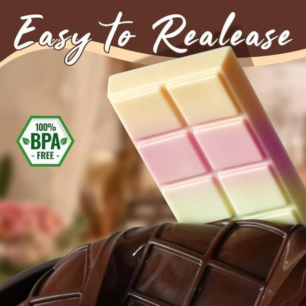 Chokoladeform i silikone, BPA-fri, brun