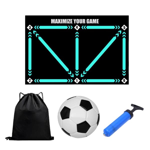 Fodboldmåtte / Træningsmåtte til fodbold - 90x60 cm