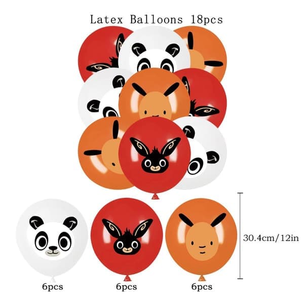 Bing Bunny Lastenjuhlat Ilmapallokaari