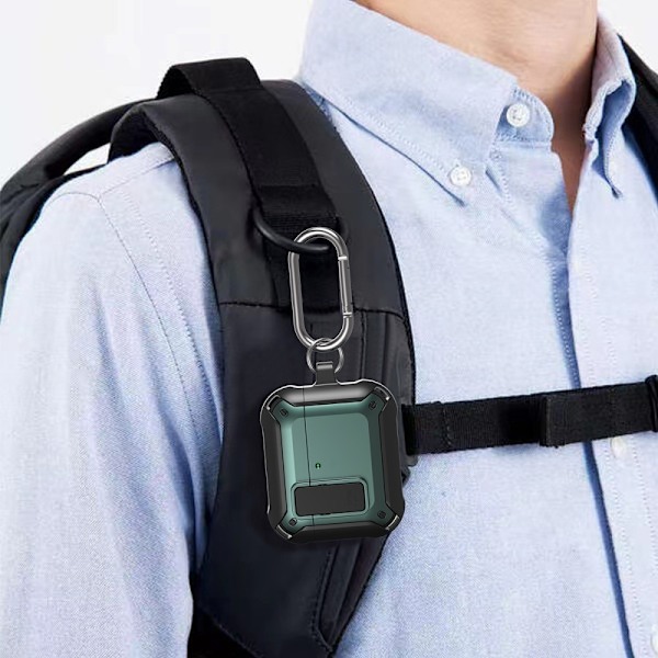 AirPods 4 Skal Stöttåligt Hybrid Armor Blå_qudddd