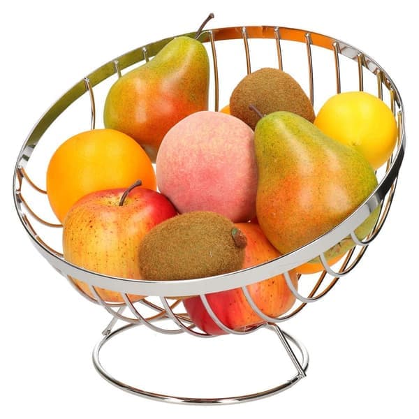 Fruktkurv i kromstål