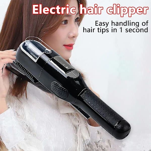 USB-genopladelig delt hårtrimmer, glat hårstyler, split-trimmer