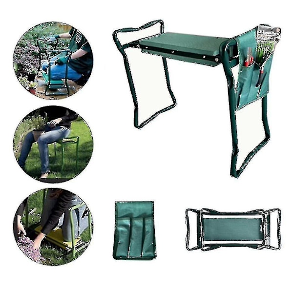 2 stk hagearbeidsstoler Verktøysideveske Lommer Pose For Hagebenk Hagekneeler Krakker Gardeni_qq