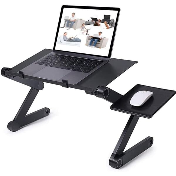 Multifunksjonelt laptopbord med musematte