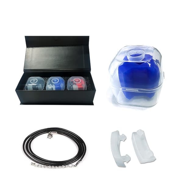Käfttränare Jawline Exerciser i Silikon 3-pack
