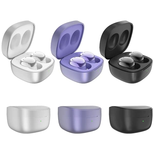Trådløse Bluetooth-øretelefoner Stereoheadset-spillheadset (hvit)