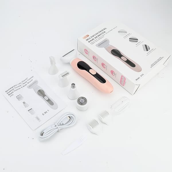 5-i-1 Elektrisk Barbermaskin og Trimmersett_qq