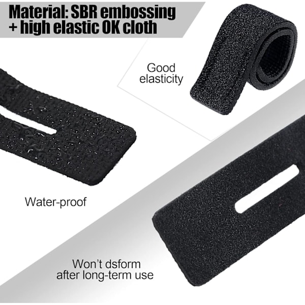 [QD] Fiskestang Wrap Rem Stangbelte Strekkbar Stangholder Elastisk Fiskeutstyr Bånd Støpestang Rem