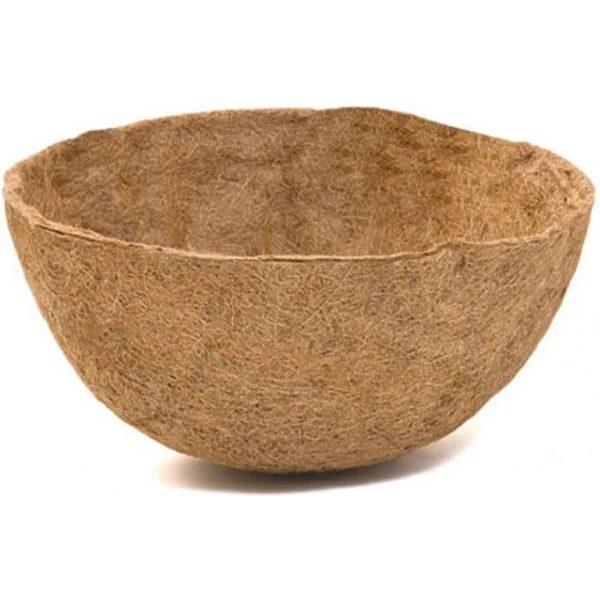 Hem och Trädgård 2 x 40 cm Skålformade Kokos Hängande Korgfoder 16\" Skål Kokosfoder