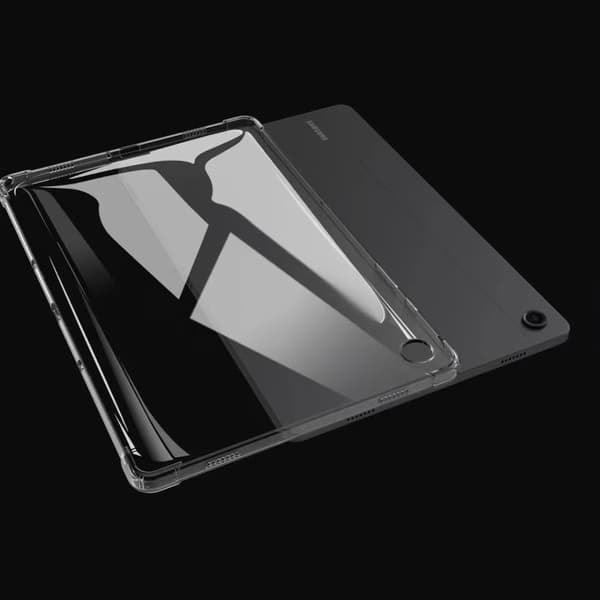 \"QD\" Samsung Galaxy Tab A9+ TPU Kuori - Läpinäkyvä