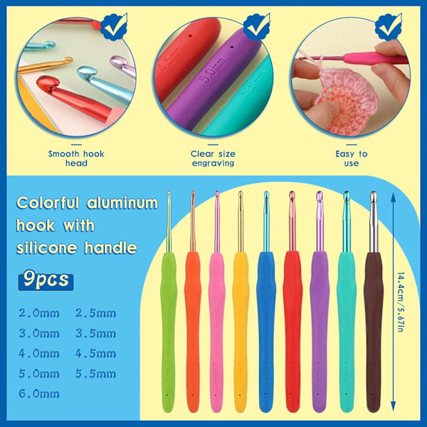 Unleash Your Creativity with a Comprehensive Crochet Kit, Learn a New Skill with Ease