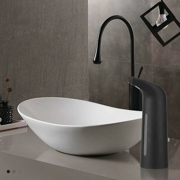Automatic Liquid Soap Dispenser Touchless Soap Pump 400ML Brown