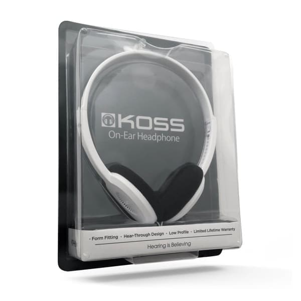KOSS Hodetelefon KPH8W On Ear Hvit