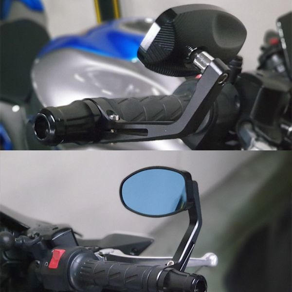QU)Styrändspegel, motorcykelstyresspegel