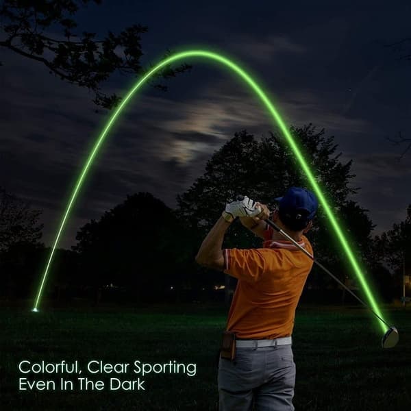 Golfball med LED-lys for nattgolf - hvit_qq