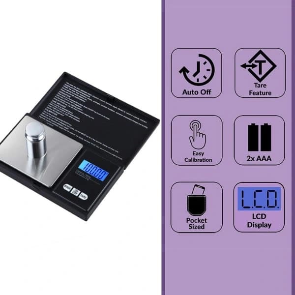 Mini koruvaaka elektroninen vaaka 1000g x 0,01g
