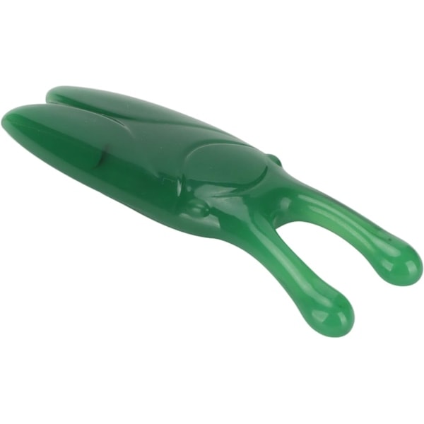[QD] Gua Sha Kasvotyökalu, Nenähieronta Korkea Nenänvarsi Kaavin Gua Sha Hierontatyökalu Nenän Leukalinjan Muotoiluun Turvotusta Vähentävä (Vihreä)