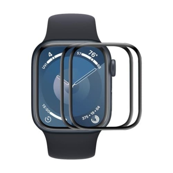 \"QD\" För A Watch Series 10 42mm 2kpl Näytönsuoja 3D Kaareva Kirkas Kalvo - Läpinäkyvä